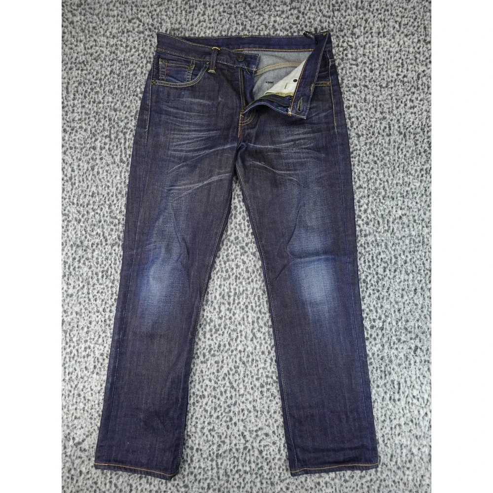 Levi's 511 Slim Fit Jeans Mens 30x32 Dark Indigo Made in Japan 86888-0005